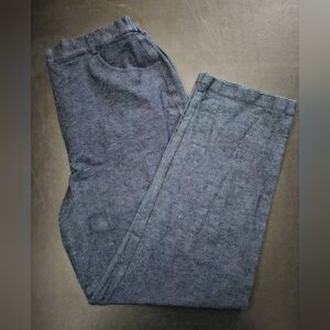 NWOT - Sparkly Stretch Denim Dk Blue Christine Thomson Modern Jeans-Size L